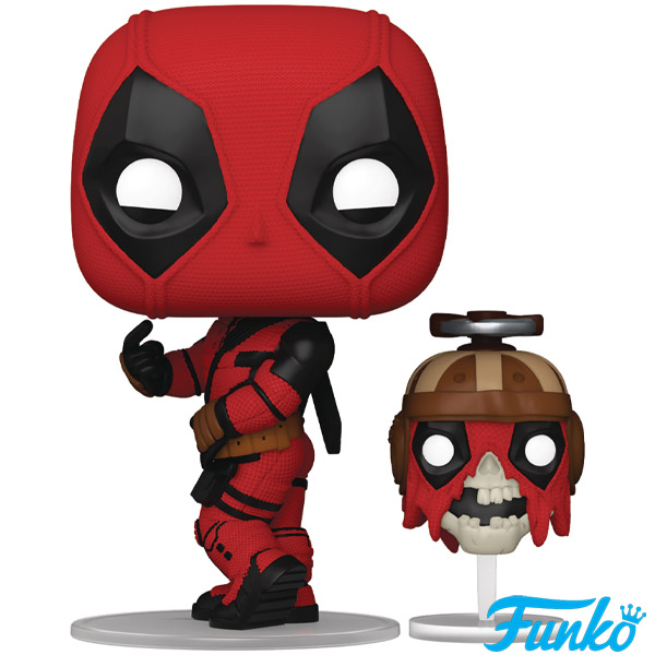 Funko POP #1400 Marvel Deadpool and Wolverine Deadpool with Headpool Figure